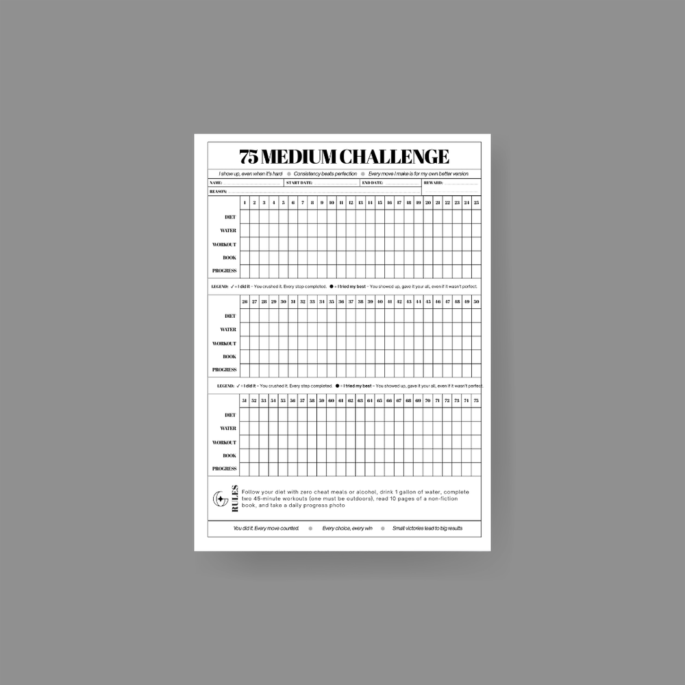 75 Hard Challenge Series: FREE Printable — 4