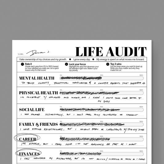 Life Audit: FREE Printable