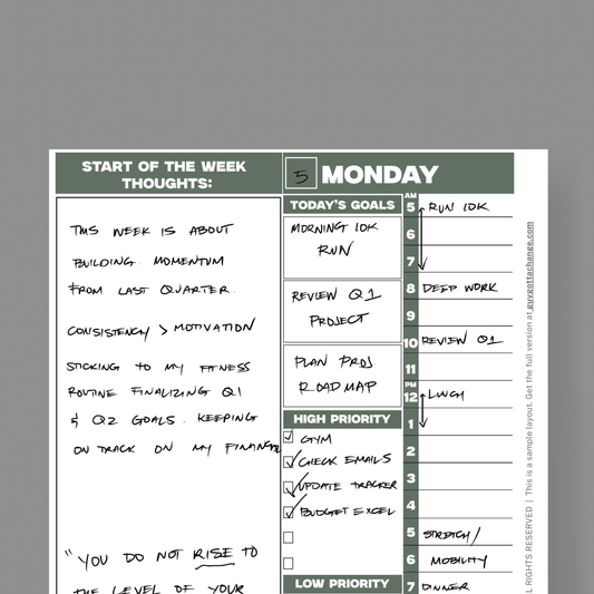 Monthly Calendar Spread: FREE A5 Printable