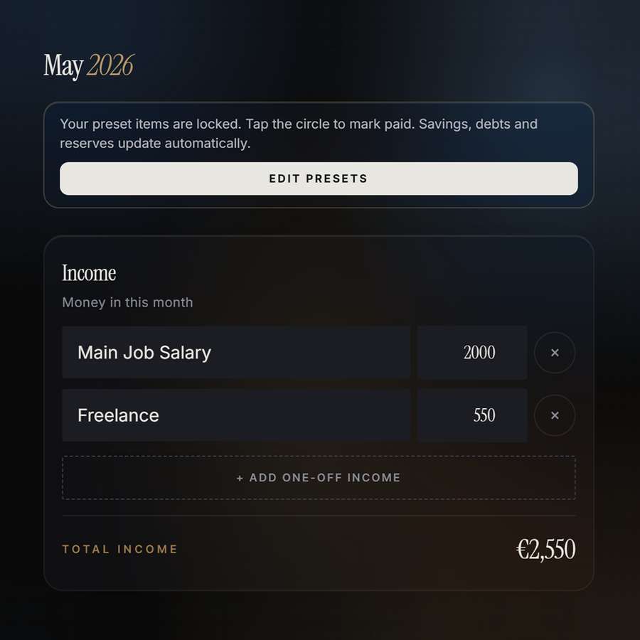 Auto-calculations