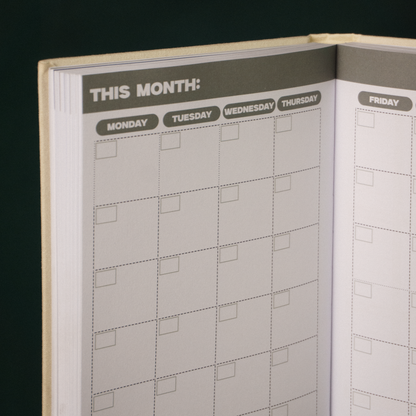 'Plan Your Growth' Undated Weekly Agenda