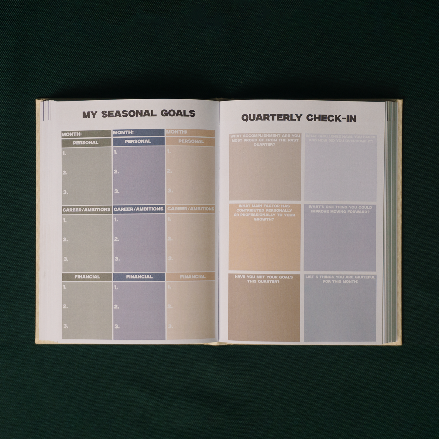 'Plan Your Growth' Undated Weekly Agenda