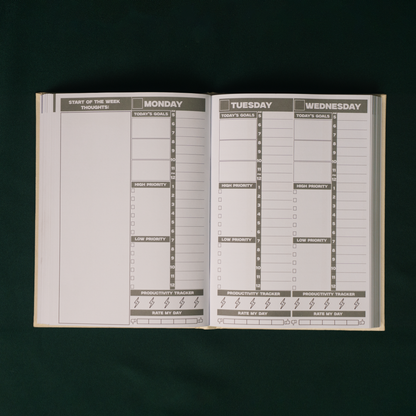 'Plan Your Growth' Undated Weekly Agenda