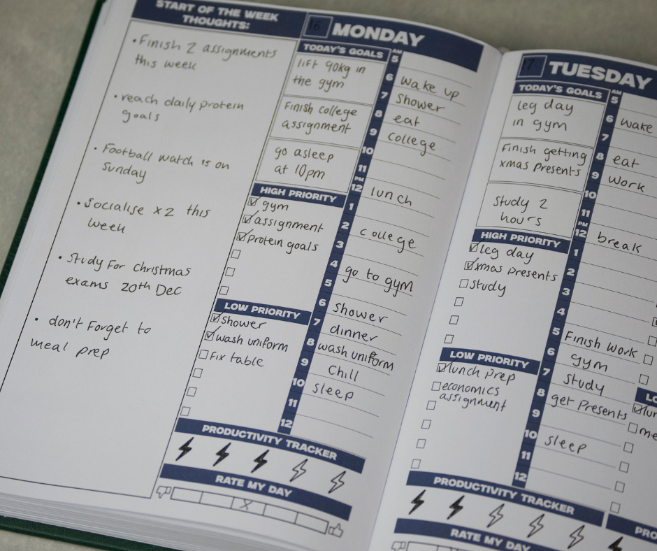 'Plan Your Growth' Undated Weekly Planner