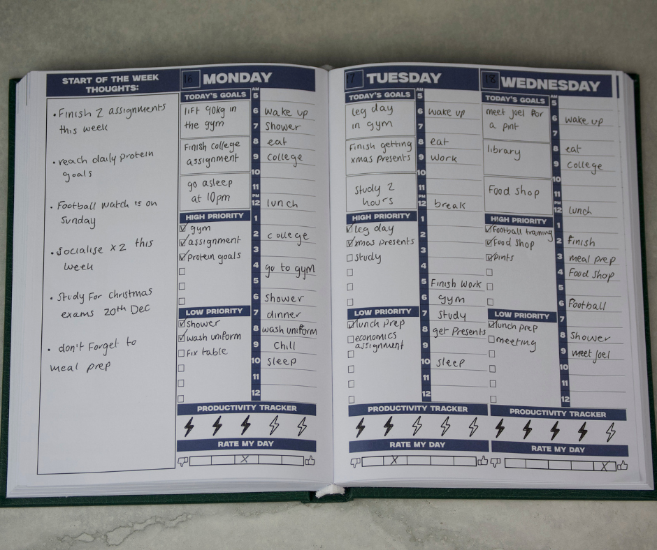 'Plan Your Growth' Undated Weekly Planner