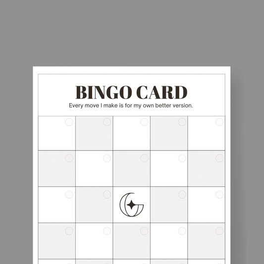 Guy Gotta Change Goal Bingo Card: FREE Printable