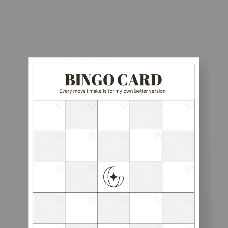 Guy Gotta Change Goal Bingo Card: FREE Printable
