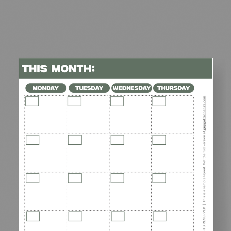 Weekly Planning Spread: FREE A5 Printable