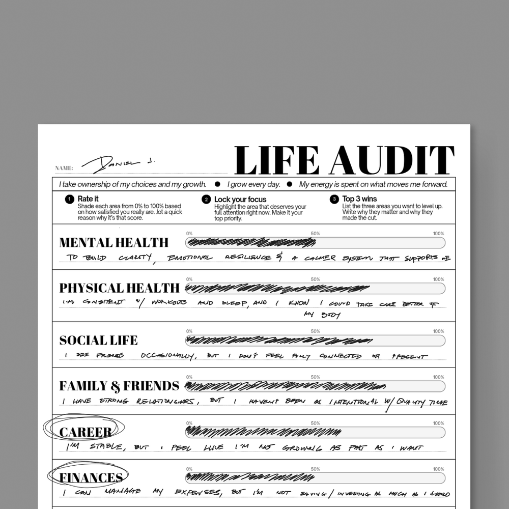 Life Audit: FREE Printable — 2