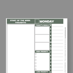 Monthly Calendar Spread: FREE A5 Printable