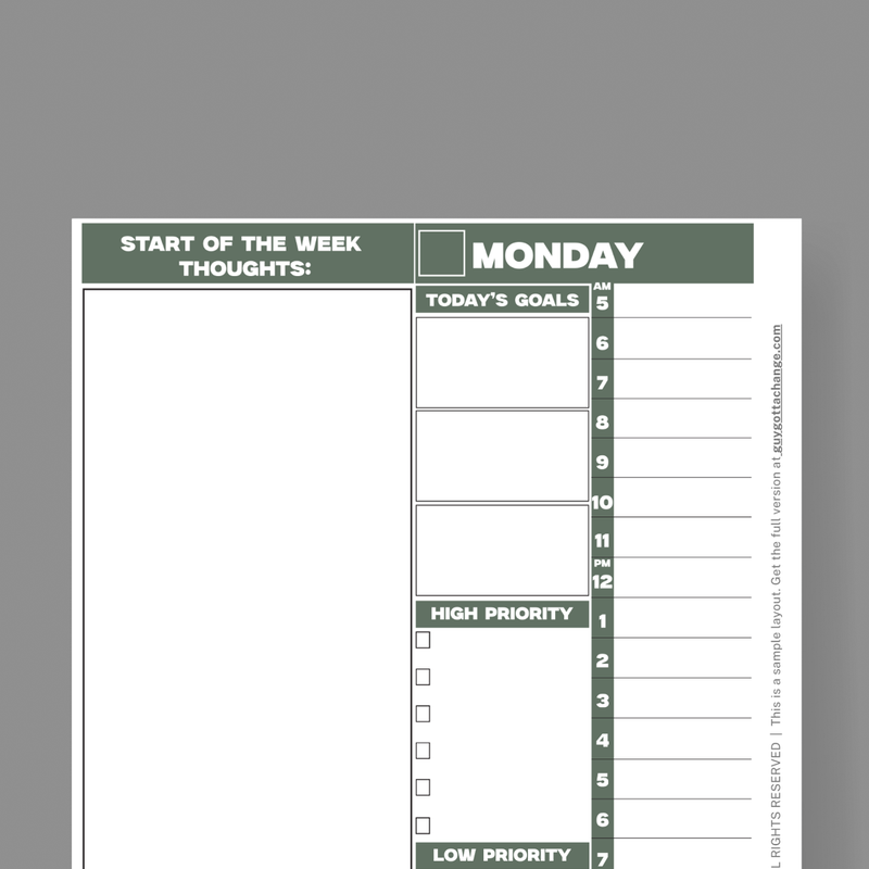 Monthly Calendar Spread: FREE A5 Printable