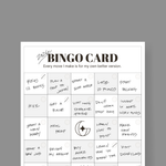 Guy Gotta Change Goal Bingo Card: FREE Printable